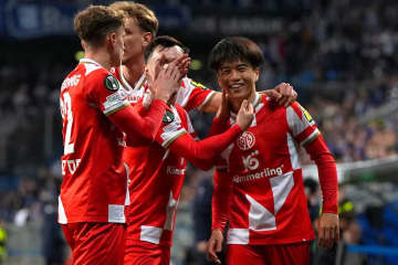 マインツ川崎颯太が移籍後初得点　上田綺世は体調不良でベンチスタート