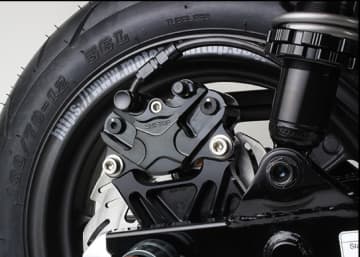 モンキー125など適合「リアキャリパーサポート」登場　SHIFTUP製＆ブレンボ対応