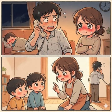 結婚後に夫がマザコンだと発覚。子供が熱をだしても「おふくろに相談しよう」と頼りにならない夫に「マザコンかよ！」とぶつけた結果