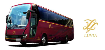名鉄観光バス、高級ツアーブランド「遊山」来春から。18席のみ・洗面室付きの新造バス「ルヴィア」使用
