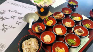 延暦寺の精進料理に次世代たんぱく質 お多福醸造「マイコプロテイン」