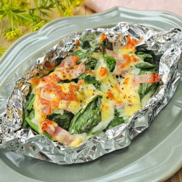 【寒い日のほうれん草はこうやって食べて】「ホクホクおいしい」「明日も作ろう」火を使わずに作れる簡単＆時短おかずレシピ