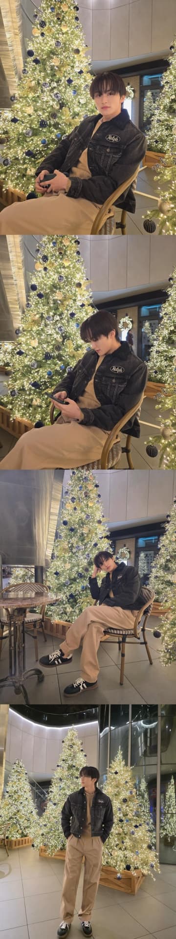 NCT・マーク、イルミネーションより輝く“彼氏風SHOT”にときめき「クリスマスデートじゃん！」【PHOTO】