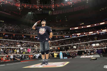 【ＷＷＥ】引退ジョン・シナにライバル団体の最高峰王者がまさかのメッセージ「ＳＴＦと敬礼で…」