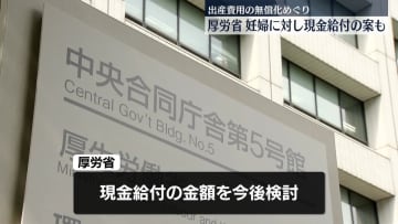 出産費用無償化めぐり　妊婦へ現金給付の案も　厚労省
