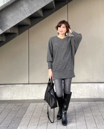 【40代50代】画像でわかる！ 冬のチュニックコーデ16選｜おしゃれな大人女性の画像まとめ