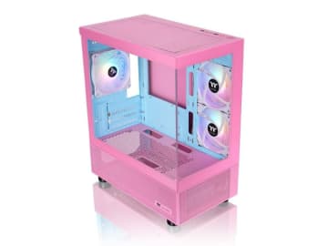 Thermaltakeのミニタワー「View 170 TG ARGB」に新色のバブルピンク、Amazon限定モデル