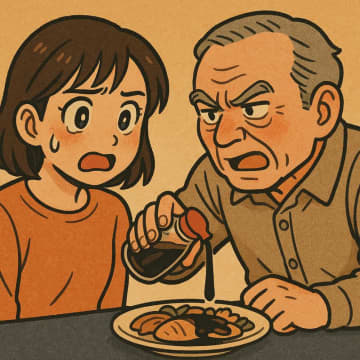 「君の料理は味がしない」と醤油をドバドバかける義父→健康診断の結果を見て、私に謝ったワケ【短編小説】