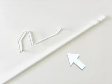 【セリア】ついに『つっぱり棒の相棒』決まりました♡もうS字フックは使いません「便利かつオシャレで…言うことなし！！」