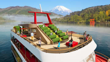 箱根・芦ノ湖、茶をめぐる湖上の旅を楽しめる「箱根遊船 大茶会（だいちゃかい）」就航