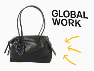 くたくたバッグは卒業！【グローバルワーク】で「今っぽバッグ」にアプデ♡