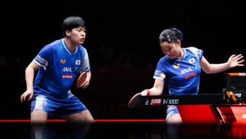 松島輝空/張本美和ペア、激戦制し準決勝進出＜卓球・WTTファイナルズ香港2025＞