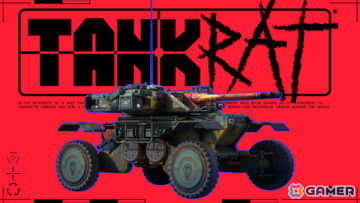 肉体を捨て戦闘マシンとなって終末世界を生き延びるビークルアクション「TankRat」が2026年春にリリース！