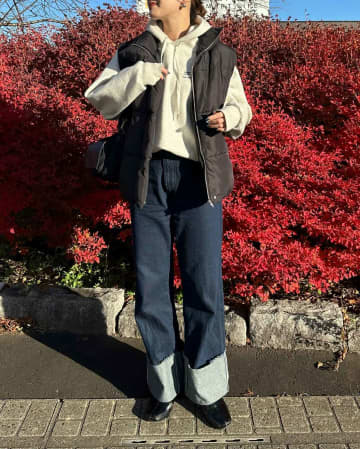 【上下しまむら】でこんなにおしゃれ！ 大人が真似したい♡「冬コーデ」