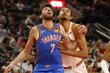 「僕らは本当に強い相手と対戦したい」NBAカップ準決勝、ホルムグレンはスパーズのウェンバンヤマ復帰を歓迎「楽しみだ」＜DUNKSHOOT＞