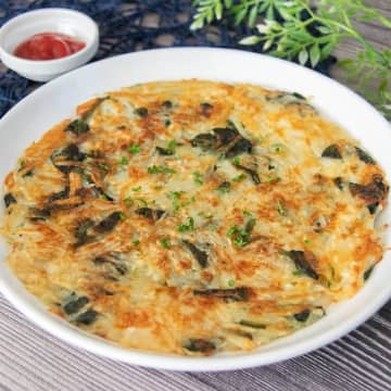 【ほうれん草とじゃがいもで試してみて】フライパンで一気に焼くだけ!簡単&絶品ガレットレシピ