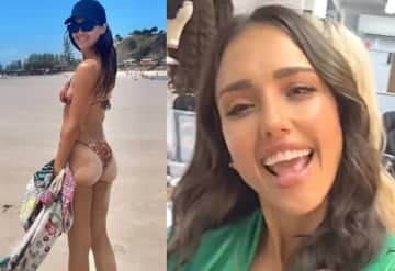 セクシーすぎる「Tバック日焼け美尻」披露した44歳ジェシカ・アルバ　年下恋人に新作映画に大忙し