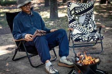 秋冬キャンプの焚き火に！　難燃で暖かい「チェアカバー&ブランケット」 カラバリ・サイズ・汎用性も嬉しい