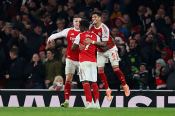 アーセナル、サカとジェズスが後半ATにオウンゴールを誘い辛勝！…首位をキープ　ウルブスは泥沼のリーグ戦9連敗