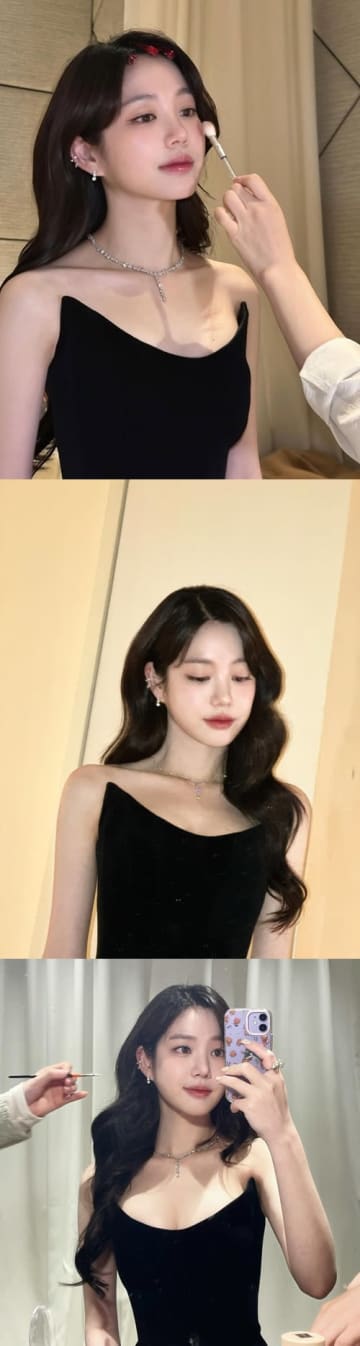 BTS・JUNG KOOKとの熱愛説を否定した女優、“肩出しドレス”…お人形のような美貌で話題に【PHOTO】