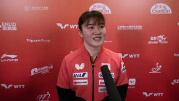大藤沙月が世界4位・蒯曼に惜しくも敗戦「チャンスがあっただけに悔しい」｜WTTファイナルズ香港2025 女子シングルス準々決勝