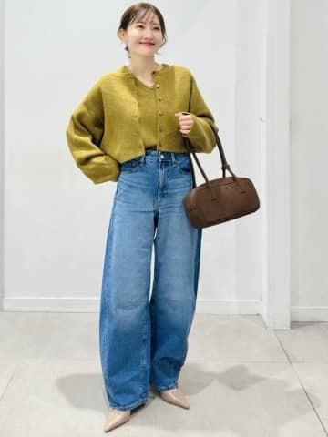 【GUのマスタード】が可愛い！ 着こなしの幅が広がる♡「優秀カーデ」