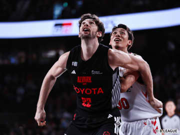 A東京のロシターがB1史上初の通算5000リバウンド達成「これからも挑戦を続けていく」