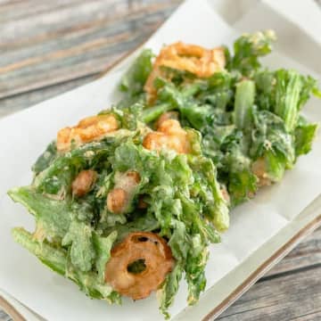 【納豆は揚げると化ける】ネバネバ消滅！春菊とちくわの「サクサクかき揚げ」が悪魔的においしい