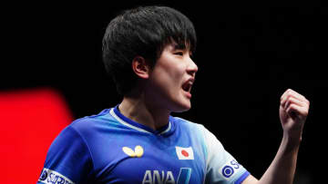 【卓球】張本智和が世界2位の中国・林詩棟を撃破　1時間超えの死闘制して決勝へ　悲願のファイナルズ制覇まであと1勝