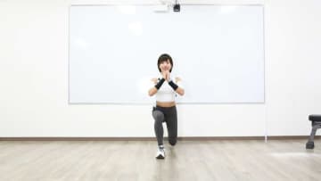 下半身から痩せる！大きな筋肉を狙い撃ちする“ランジ”トレーング