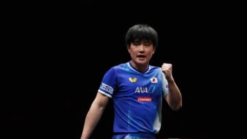 卓球・張本智和「絶対に絶対に絶対に優勝したい」 悲願のファイナルズ制覇に王手　準決勝で世界2位の中国・林詩棟を破る