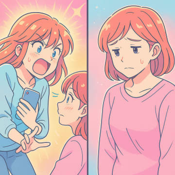 「スマホ見せなさい」と娘のプライバシーを無視する母親。だが、娘の一言をうけ態度が一変【短編小説】