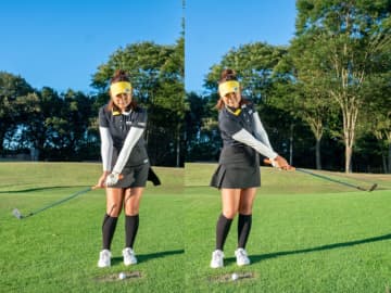 薄芝でもザックリしないコツは「ボールの位置を…」女子プロが解説