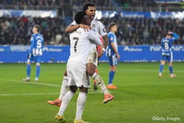 レアルが公式戦3試合ぶりの白星！…ロドリゴの“2戦連発弾”でアラベスとの接戦制す