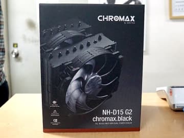 NoctuaのハイエンドCPUクーラー「NH-D15 G2」にchromax.blackモデル、価格は29,800円