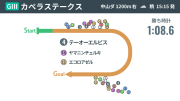 【カペラS回顧】勝ち時計1:08.6、5馬身差が示した価値　テーオーエルビスがダート短距離の頂に迫る