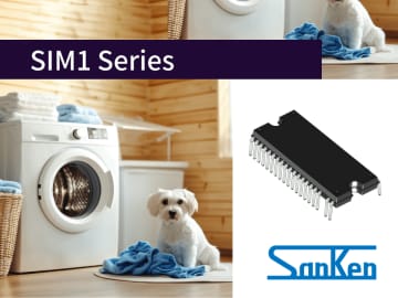 豊富な保護機能と充実のラインアップ　白物家電向け高圧3相モータ用ドライバ「SIM1シリーズ」