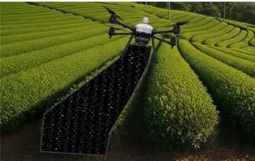 AutoCoverの茶園被覆のドローン自動化技術、スマート農業技術活用促進法の認定を取得