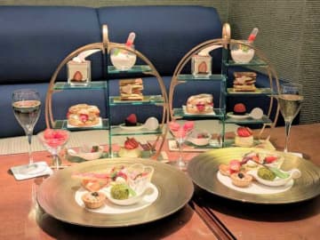 シャンパンといちごを楽しむ♡ホテル阪神大阪のナイトアフタヌーンティー