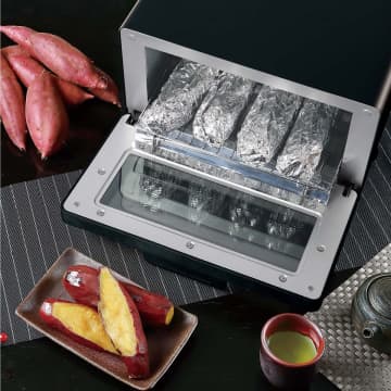 焼き芋専門店監修「超蜜やきいもトースター」に新色ブラック