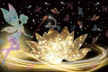 栃木・あしかがフラワーパーク“500機”のドローンが舞う「フラワー ファンタジー ドローンショー」