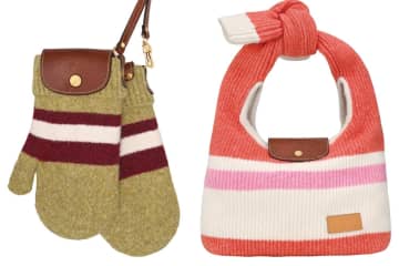 ロンシャン“ニット＆ミトン”がバッグに、セーターの袖を結んだショルダーバッグなど