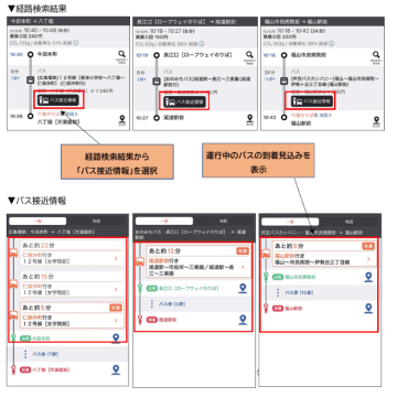 ジョルダン「乗換案内」が広島県バス協会のGTFSオープンデータを活用し広島県内バス事業者14社のリアルタイム「バス接近情報」を提供