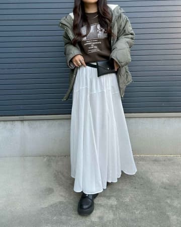 【しまむらのカーキ】が断然オシャレ！ マニアも惚れた♡「キルトブルゾン」