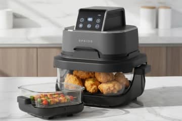 油不要でヘルシー調理！ ワンタッチで操作できるEPEIOSの「ガラスボウルエアフライヤー」