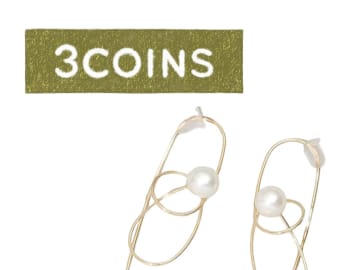 「それどこの？」→ 実は【3COINS】なんです！ 大人がつけたい♡「パール風ピアス」