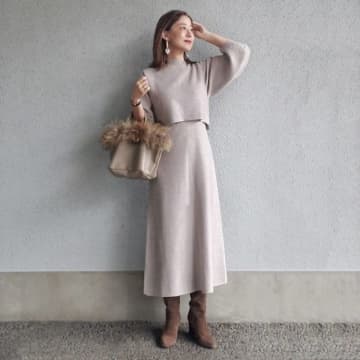 茶色ロングブーツを上手に履きこなす！ 失敗しないあか抜けコーデガイド