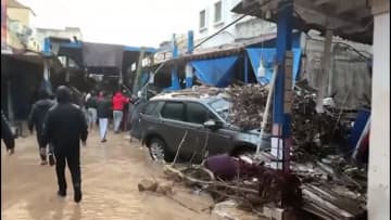 大雨による洪水発生　少なくとも37人死亡　モロッコ