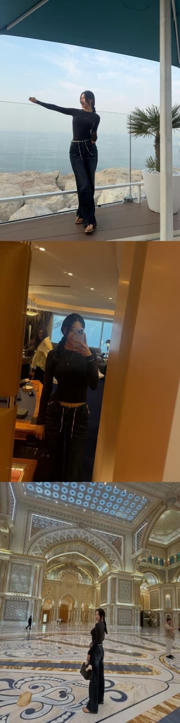 ゴルファーと思えないメリハリ感…ユ・ヒョンジュ、視線強奪の“ピタッと”私服に反響「ドバイクイーン！」【PHOTO】