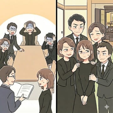 「困ったことない？」遺産目当てで急に優しくなった親戚。葬儀の直後、遺言書の内容を見て絶句【短編小説】